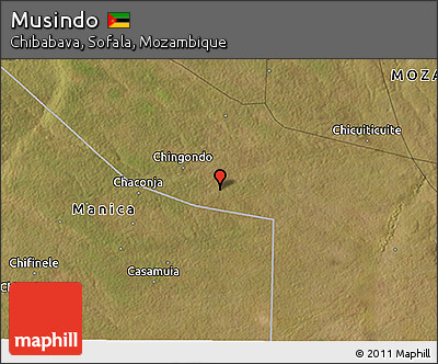 Satellite 3D Map of Musindo