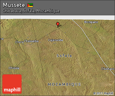 Satellite 3D Map of Mussete