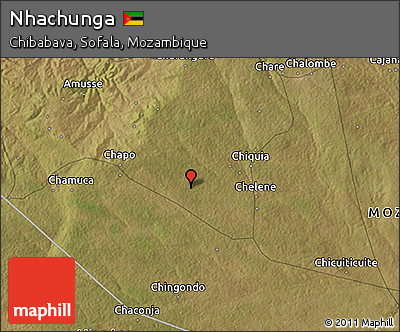 Satellite 3D Map of Nhachunga