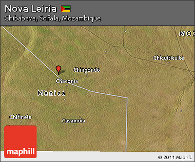 Satellite 3D Map of Nova Leiria