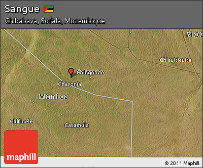 Satellite 3D Map of Sangue