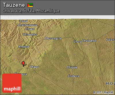 Satellite 3D Map of Tauzene