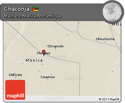 Shaded Relief 3D Map of Chaconja