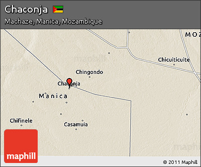 Shaded Relief 3D Map of Chaconja
