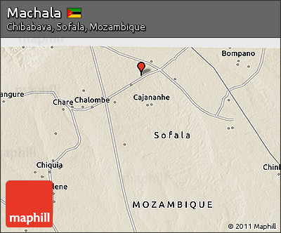 Shaded Relief 3D Map of Machala