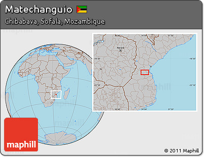 Gray Location Map of Matechanguio