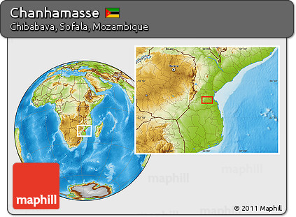 Physical Location Map of Chanhamasse