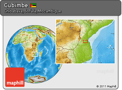 Physical Location Map of Cubimbe