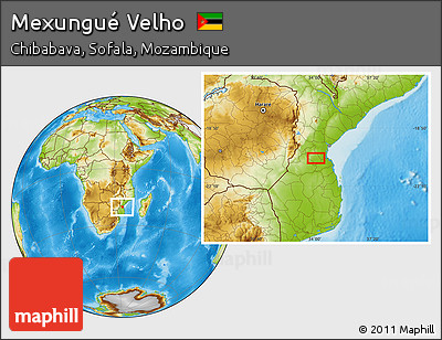 Physical Location Map of Mexungué Velho