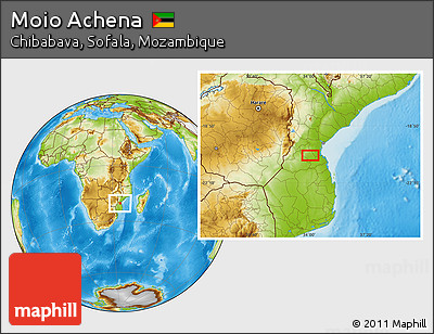 Physical Location Map of Moio Achena