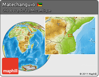 Physical Location Map of Matechanguio