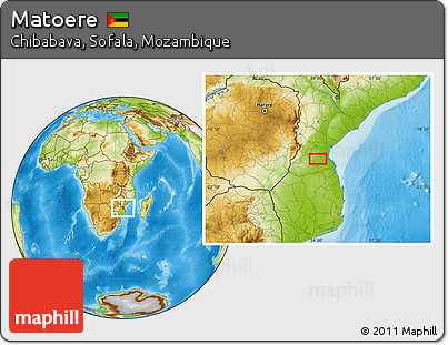 Physical Location Map of Matoere