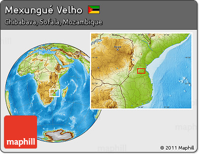 Physical Location Map of Mexungué Velho