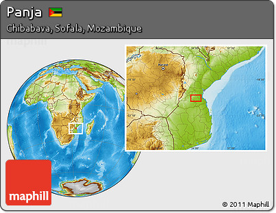 Physical Location Map of Panja