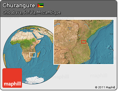Satellite Location Map of Churangure