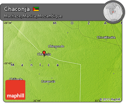 Physical Map of Chaconja