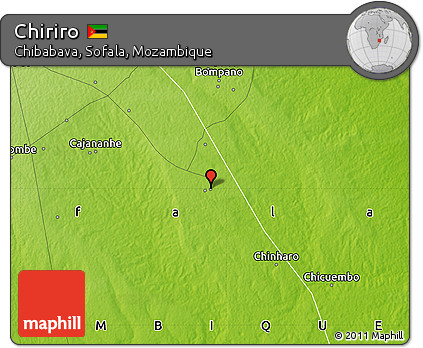 Physical Map of Chiriro