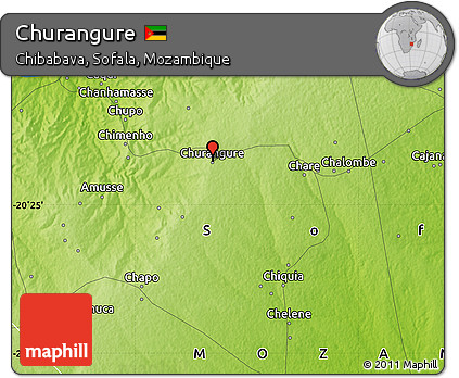 Physical Map of Churangure