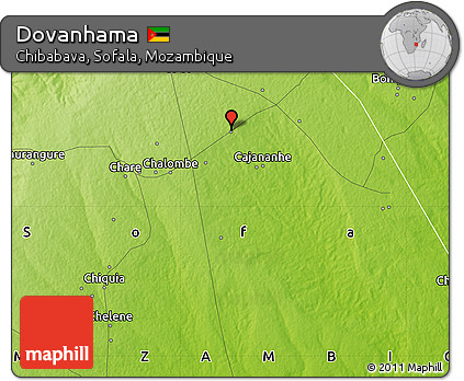 Physical Map of Dovanhama