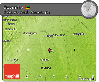 Physical Map of Govunhe