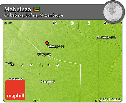 Physical Map of Mabeleza
