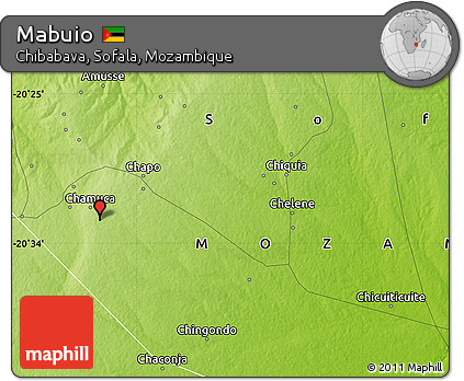 Physical Map of Mabuio