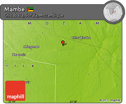 Physical Map of Mambe