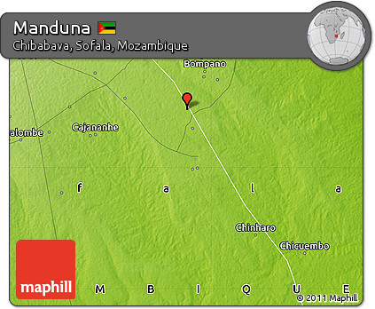 Physical Map of Manduna