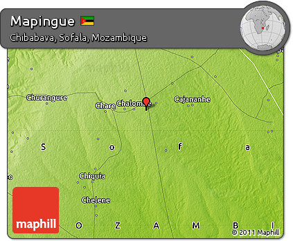 Physical Map of Mapingue