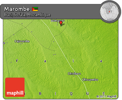 Physical Map of Marombe