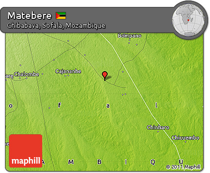 Physical Map of Matebere