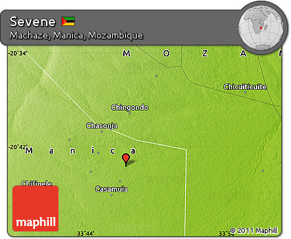 Physical Map of Sevene