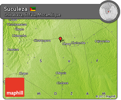 Physical Map of Suculeza