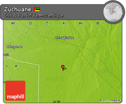 Physical Map of Zuchuane
