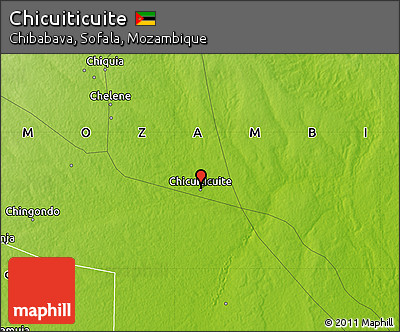 Physical Map of Chicuiticuite