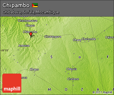 Physical Map of Chipambo