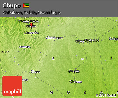 Physical Map of Chupo