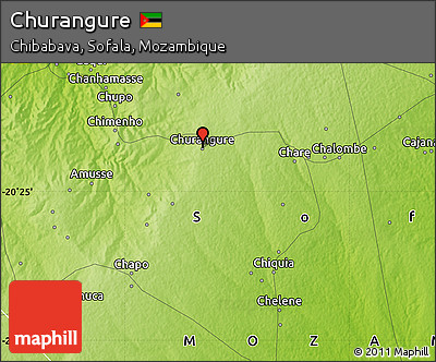 Physical Map of Churangure