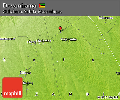 Physical Map of Dovanhama