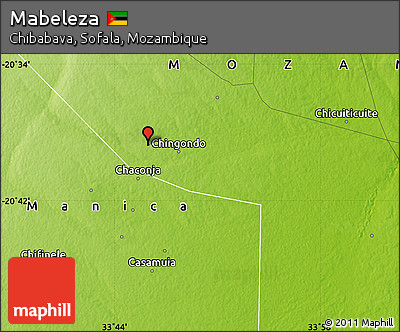 Physical Map of Mabeleza