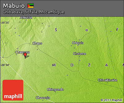 Physical Map of Mabuio