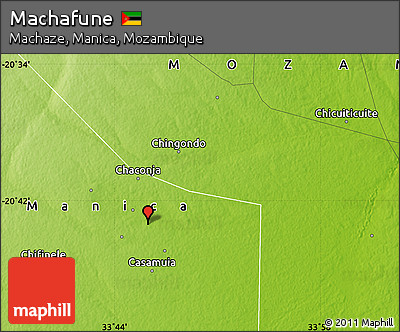 Physical Map of Machafune