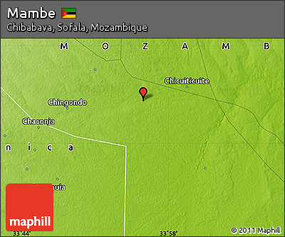 Physical Map of Mambe