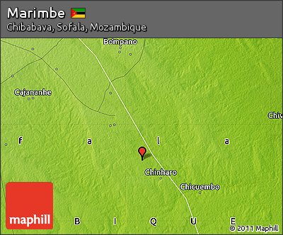 Physical Map of Marimbe