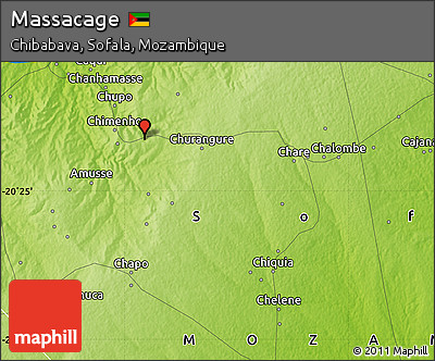 Physical Map of Massacage