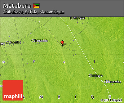 Physical Map of Matebere