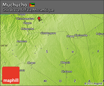 Physical Map of Muchucho