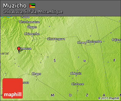 Physical Map of Muzicho