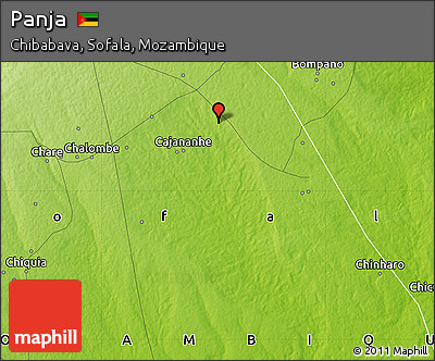 Physical Map of Panja