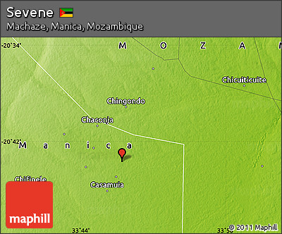 Physical Map of Sevene